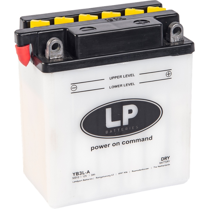 LANDPORT akumulátor YB3L-A (MD LB3L-A) 12V 3AH 100X57X110 obsluhovatelný - elektrolyt zvlášť (12) UE48
